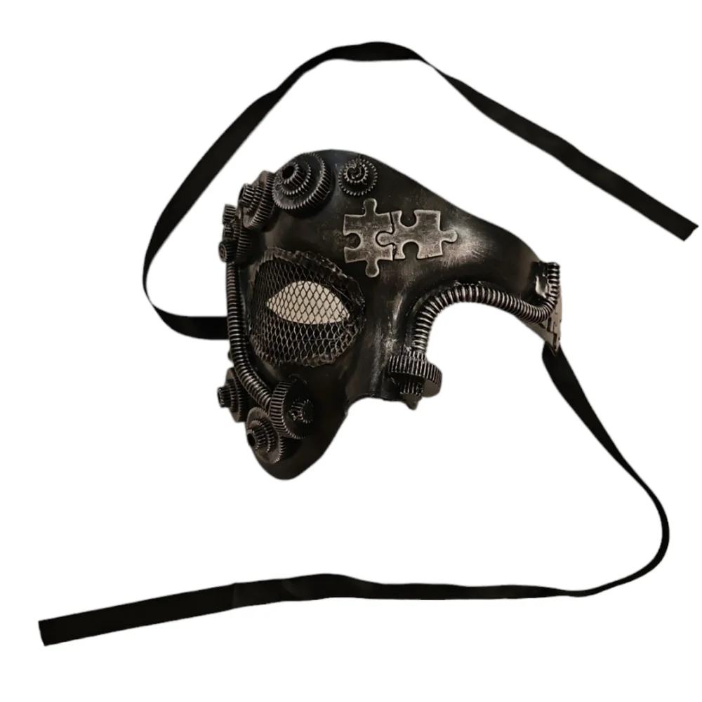 Steampunk Style Phantom Half Face Masquerade Mask Halloween